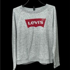 Levi’s women gray sweatshirt long sleeve size xxl